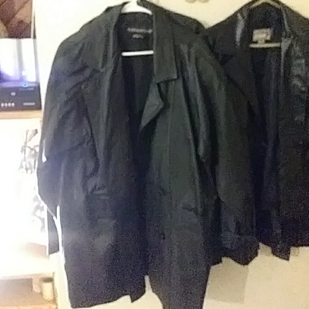 Leather coat